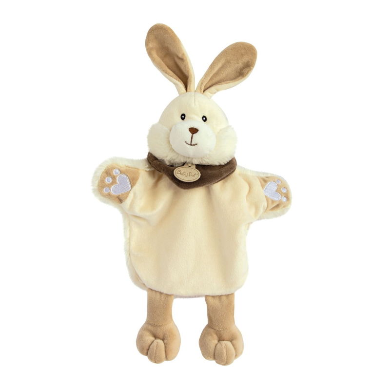  - marionnette ferme lapin blanc 25 cm 